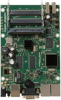 Материнская плата Mikrotik RB435G L5,256MB DDR2 SDRAM,Atheros AR7161 680MHz,(3) Gigabit Ethernet Ports, (5) MiniPCI, (2) USB 2.0, (1) MicroSD,PoE: 8-2
