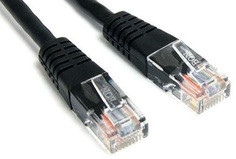 Кабель патч-корд U/UTP 6 кат. 1м Lanmaster LAN-PC45/U6-1.0-BK LSZH,черный