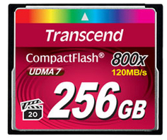 Карта памяти CompactFlash 256MB Transcend TS256GCF800 800x