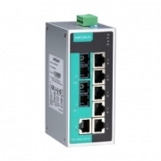 Коммутатор неуправляемый MOXA EDS-208A-MM-SC-T 6x10/100 TX, 2x100 FX (multimode), dual power