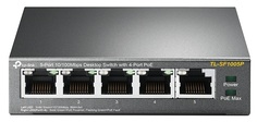 Коммутатор PoE TP-LINK TL-SF1005P 1xUTP 10/100, 4xUTP 10/100 PoE