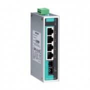Коммутатор неуправляемый MOXA EDS-205A-S-SC-T 5 port switch, 4 x 10/100 TX, 1 x 100 FX (singlemode), dual power