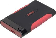 Внешний диск HDD 2.5 Silicon Power SP020TBPHDA15S3L 2TB Armor A15 USB 3.1 черный/красный