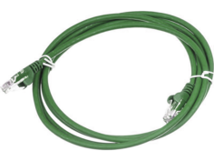 Кабель патч-корд U/UTP 5e кат. 1.5м Lanmaster LAN-PC45/U5E-1.5-GN RJ45 - RJ45, 4 пары, зеленый, LSZH