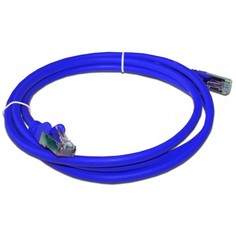 Кабель патч-корд F/UTP 5e кат. 5м. Lanmaster LAN-PC45/S5E-5.0-BL RJ45 - RJ45, 4 пары, синий LSZH
