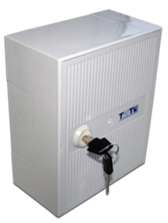 Коробка распределительная TWT TWT-DB10-3P/K на 3 плинта (30 пар), с замком