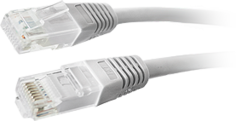 Кабель патч-корд U/UTP 5e кат. 15м. TWT TWT-45-45-15-WH RJ45 - RJ45, 4 пары, белый