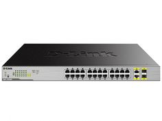 Коммутатор PoE D-link DGS-1026MP/A1A 24xUTP 10/100/1000 PoE (370 Вт), 2xCombo100/1000Base-T/SFP, 19", rev /A1A, /B1A