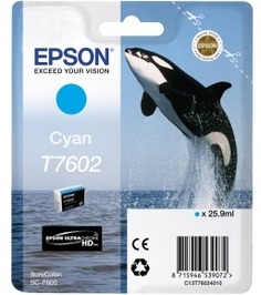 Картридж Epson C13T76024010 для принтера T760 SC-P600, голубой