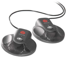 Микрофон для конференций Polycom 2215-07155-001 комплект из 2 шт, Expansion (EX) microphone kit для SoundStation VTX 1000 and SoundStation IP6000. Inc