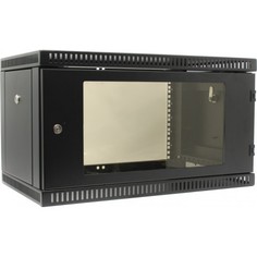 Шкаф настенный 19", 6U NT WALLBOX 6-63 B 084684 черный, 600*350, дверь стекло-металл