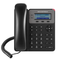 Телефон VoiceIP Grandstream GXP-1615 1xSIP аккаунт, 2xEthernet 10/100 Мб/с, LCD-дисплей 132*48 пикселей, поддержка PoE