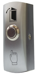 Кнопка Tantos TS-CLICK выхода накладная, металлическая, НО, коммутируемый ток - 3А