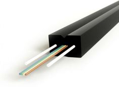 Кабель волоконно-оптический 9/125, 8 волокон Hyperline FO-FTTH-IN-9S-8-LSZH-BK самонесущий, со свободно уложенными волокнами (FTTH), гибкий, для внутр