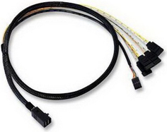 Кабель интерфейсный SAS ACD ACD-SFF8643-SATASB-10M (6705050-100) INT SFF8643-to-4*SATA+SB ( HDmSAS -to- 4*SATA+SideBand internal cable) 100cm