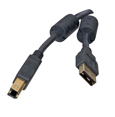 Кабель 5bites UC5010-018A профессиональный, Express USB2.0, AM-BM, Ferrites, 1.8м