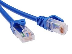 Кабель патч-корд U/UTP 5e кат. 3м. DKC RN5EUU4530BL LSZH, синий, "RAM telecom"