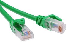 Кабель патч-корд U/UTP 5e кат. 1м. DKC RN5EUU4510GN LSZH, зелёный, "RAM telecom"