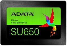 Накопитель SSD 2.5 ADATA Ultimate SU650 ASU650SS-120GT-R Ultimate SU650 120GB TLC SATA 6Gb/s 520/320MB/s IOPS 20K/75K MTBF 2M RTL