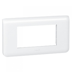 Рамка Legrand 078814 - Программа Mosaic - 4 модуля, горизонтальная, белая