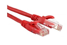 Кабель патч-корд U/UTP 5e кат. 1,5м. TWT TWT-45-45-1.5-RD RJ45 - RJ45, 4 пары, красный