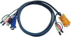Кабель Aten 2L-5303U клавиатура+мышь(USB)+монитор + 2xAudio (звук, микрофон), 3.0 м