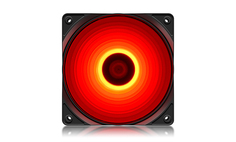 Вентилятор для корпуса Deepcool RF120R 120x120x25мм (LED Red подсветка, 1300об/мин) Retail