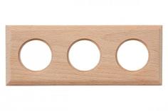 Рамка Bironi BF4-630-10 натурэль, 3-ая, форма квадрат