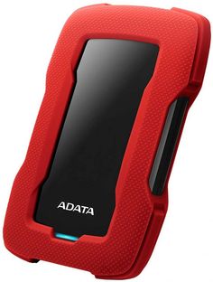 Внешний диск HDD 2.5 ADATA AHD330-2TU31-CRD 2TB HD330 USB 3.1 красный