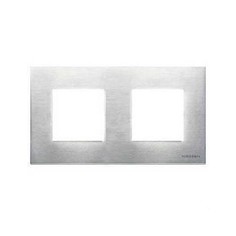 Рамка ABB N2272 OX 2-постовая, 2+2 модуля, IP20 (сталь)