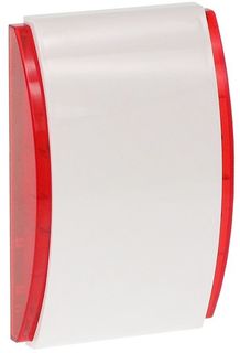 Оповещатель SATEL SPW-250 R внутренняя с резервным питанием, красный, акустическая сигнализация: пьезоэлектрический преобразователь - 120 дб, три неза