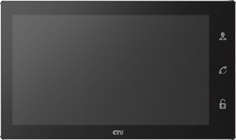 Видеодомофон CTV CTV-M4106AHD с экраном с технологией Touch Screen для управления OSD, стеклянная сенсорная панель управления "Easy Buttons", AHD, TVI