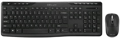 Клавиатура и мышь Wireless Delux ОМ6G+M105GB 2.4 GHz, mouse 1000 - dpi, Ultra-Slim 6938820421023