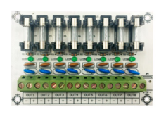 Модуль расширения Smartec ST-PS108FB для блока питания на 8 выходов с индивидуальными предохранителями