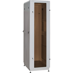 Шкаф напольный 19", 42U NT PRACTIC 2 MG42-610 G 195014 600*1000, дверь со стеклом, серый