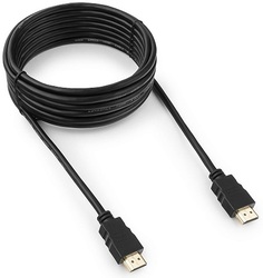 Кабель интерфейсный HDMI-HDMI Garnizon M/M 5 м, v2.0, M/M, черный, пакет Гарнизон