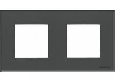 Рамка ABB N2272 CF 2-постовая, 2+2 модуля, IP20 (графит)