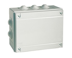 Коробка распределительная DKC 54202 с каб. вводами 2х40мм, IP55, 240х190х90мм, "Express"