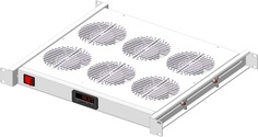 Вентиляторный модуль NT FAN PRO 6 G 146306 19" с контроллером, серый 1U, 6 вентиляторов