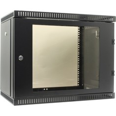 Шкаф настенный 19", 9U NT WALLBOX 9-63 B 084690 черный, 600*350, дверь стекло-металл