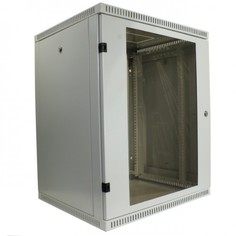 Шкаф настенный 19", 15U NT WALLBOX 15-65 G 084702 серый, 600*520, дверь стекло-металл