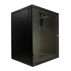 Шкаф настенный 19", 15U NT WALLBOX 15-65 B 084703 черный, 600*520, дверь стекло-металл