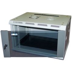 Шкаф настенный 19", 18U TWT TWT-CBW2-18U-6x6 PRO, 600x600, стеклянная дверь