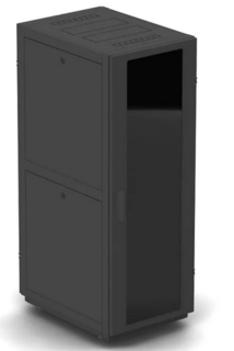 Шкаф напольный 19", 42U NT BUSINESS 2 MG42-610 B 206194 600*1000, дверь со стеклом, черный