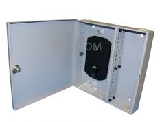Бокс настенный Vimcom НКРУ-A32-FC/ST на 32 портов FC/ST (одна дверь), со сплайс пластиной (без пигтейлов и проходных адаптеров)