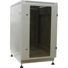Шкаф напольный 19", 18U NT PRACTIC 2 MG18-68 G 194976 600*800, дверь со стеклом, серый