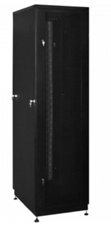 Шкаф напольный 19", 42U NT PRACTIC 2 MP42-810 B 194547 800*1000, дверь перфорированная, черный