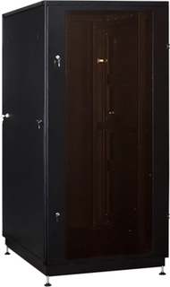 Шкаф напольный 19", 42U NT PRACTIC 2 MG42-810 B 194486 800*1000, дверь со стеклом, черный