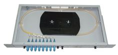 Кросс оптический стоечный Vimcom СКРУ-1U19-A8/16-ST 8 портов ST MM(50/125), с возможностью расширения до 16 (пигтейлы + проходные адаптеры)