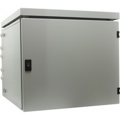 Шкаф настенный 19", 9U NT WALLBOX IP55 9-66 G 189259 пылевлагозащищенный, серый, 600*660, дверь цельнометалл.